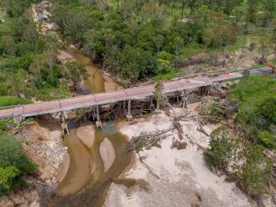 Alice River Bridge - Damage