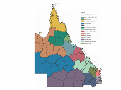 Regional Resilience Strategies map