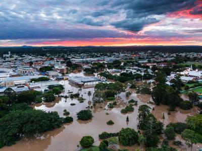 Maryborough during 2022 floods