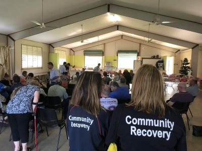 Community recovery meeting