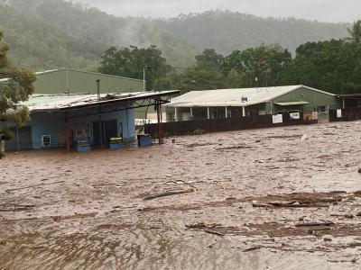 Mud damage in Wujal Wujal