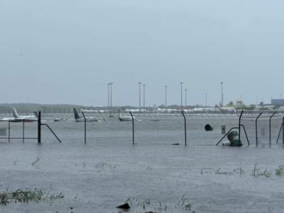 Cairns airport underwater - ex-TC Jasper