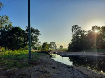 Wadallah Creek Crossing Livingstone 2025 North Qld Monsoon and flooding